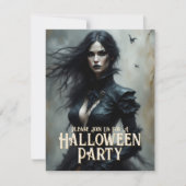 Invitation à une Nuit de Halloween Gothique de Mys (Devant)