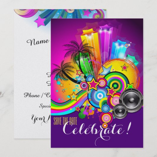 Invitation à une occasion spéciale - SRF (Devant / Derrière)