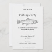 Invitation à une partie de pêche à la truite (Devant)