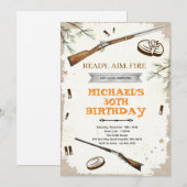 Invitation à une partie de tir (Devant / Derrière)