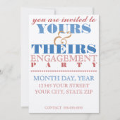 Invitation à une partie d'engagement simple (Devant)