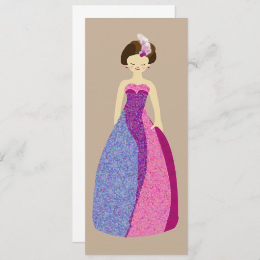 Invitation à une partie officielle (Devant / Derrière)