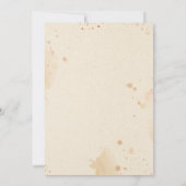 Invitation à une party brunch café (Dos)