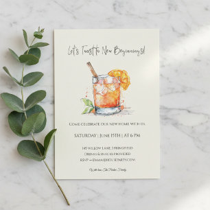 Invitation à une pendaison de crémaillère • Nouvel
