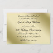 Invitation à une photo d'anniversaire de mariage d (Dos)