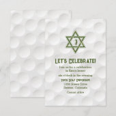 Invitation à une réception Bar Mitzvah sur le thèm (Devant / Derrière)