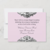 Invitation à une réception formelle : Manger, Boir (Dos)