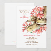 Invitation à une rencontre avec des reptiles (Devant / Derrière)