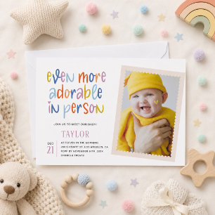 Invitation à une rencontre avec le bébé encore plu