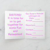 Invitation À Une Retraite Des Soeurs (Intérieur)