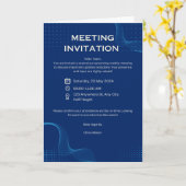 Invitation à une réunion d'affaires moderne ⭐ (Fleur jaune)