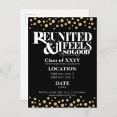 Invitation à une réunion d'anciens élèves (Devant / Derrière)