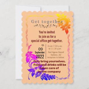 Invitation à une réunion de bureau