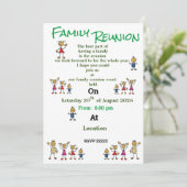 Invitation à une réunion de famille (Debout devant)