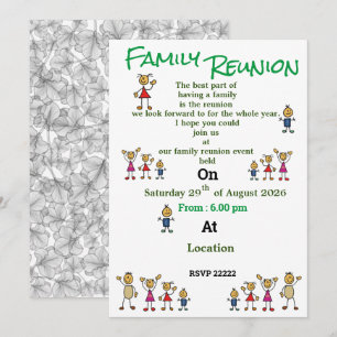 Invitation à une réunion de famille