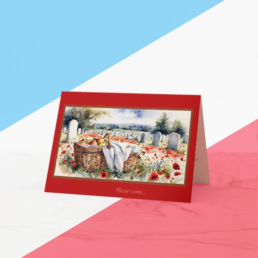 Invitation à une réunion pour le Memorial Day