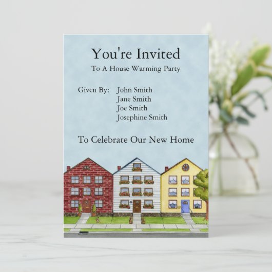 Invitation À Une Rue De Maisons (Debout devant)