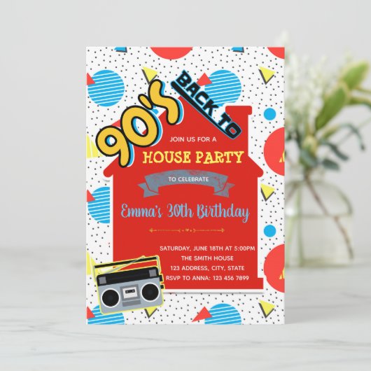 Invitation à une soirée 90 (Debout devant)