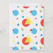 Invitation à une soirée 90 (Dos)