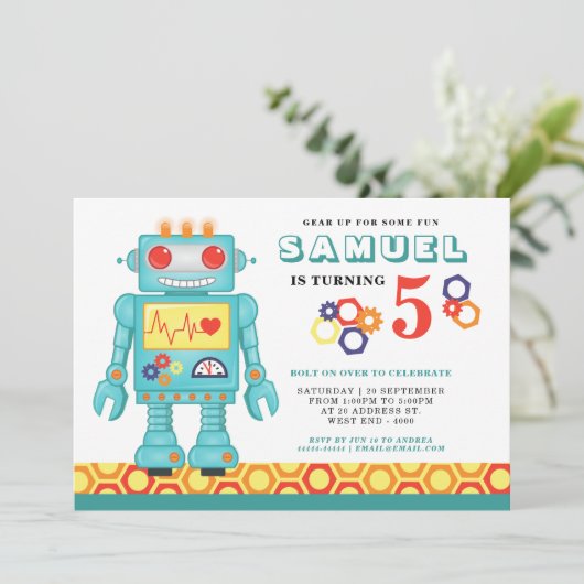 Invitation à une soirée à thème (Debout devant)