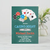 Invitation à une soirée à thème casino (Debout devant)