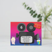 Invitation à une soirée à thème cinéma (Debout devant)