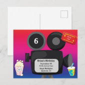 Invitation à une soirée à thème cinématographique (Devant / Derrière)