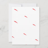 Invitation à une soirée à thème : Course de voitur (Dos)