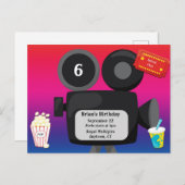 Invitation à une soirée à thème de film (Devant / Derrière)