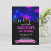 Invitation à une soirée à thème limousine (Debout devant)