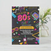 Invitation à une soirée années 80 (Debout devant)