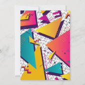 Invitation à une soirée années 90, Thème d'invitat (Dos)