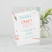 Invitation à une soirée Art & Artisanat moderne (Debout devant)