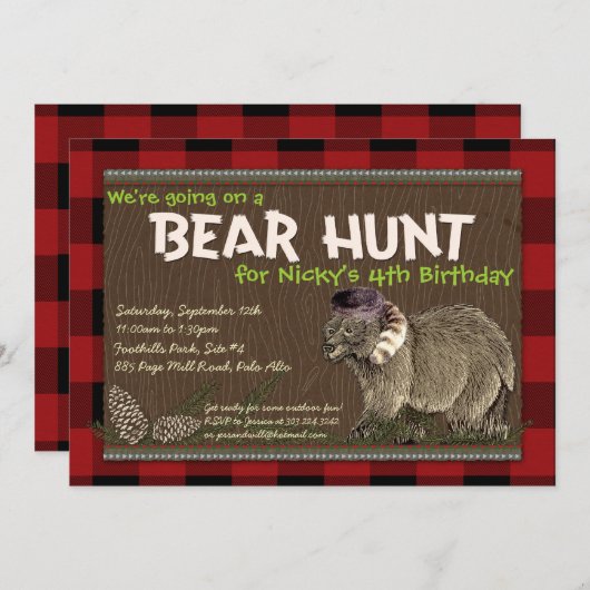 Invitation à une soirée aventure à la chasse à l'o (Devant / Derrière)