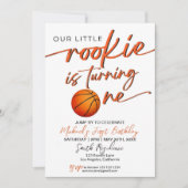 Invitation à une soirée basket Année de débutant d (Devant)