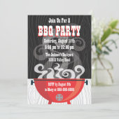 Invitation à une soirée BBQ Smokin (Debout devant)