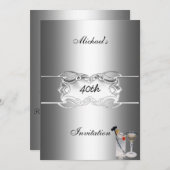 Invitation à une soirée boissons et argent (Devant / Derrière)