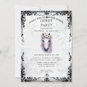 Invitation à une soirée bourbon rustique de Derby