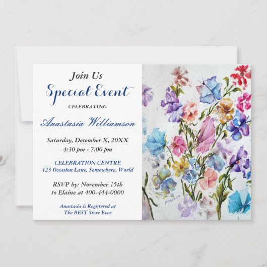 INVITATION À UNE SOIRÉE BRUNCH (Devant)