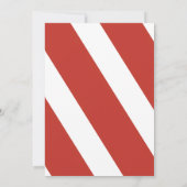 Invitation à une soirée Carnaval avec chapiteau et (Dos)