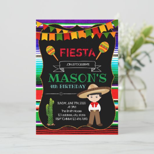 Invitation à une soirée charro (Debout devant)