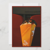 Invitation à une soirée cinéma de Noël (Dos)