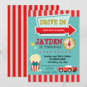 Invitation à une soirée cinéma en plein air sur le (Devant / Derrière)