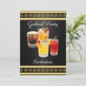 Invitation à une soirée cocktail (Debout devant)