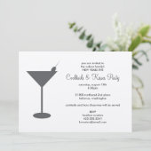 Invitation à une soirée cocktail (Debout devant)