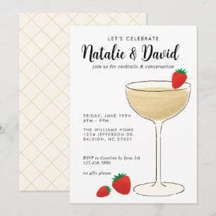 Invitation à une soirée cocktail