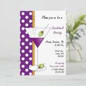 Invitation à une soirée cocktail (Debout devant)
