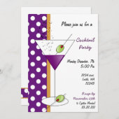 Invitation à une soirée cocktail (Devant / Derrière)