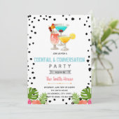 Invitation à une soirée cocktail (Debout devant)