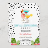 Invitation à une soirée cocktail (Devant / Derrière)